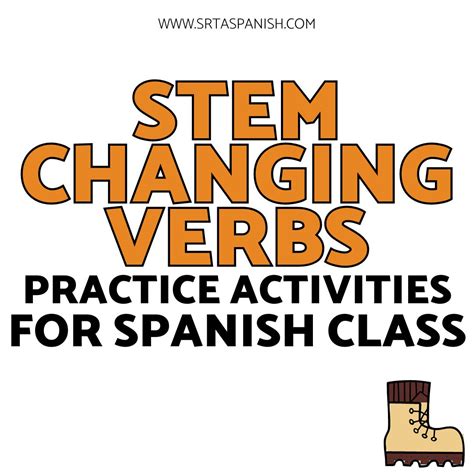 Practice Spanish Stem Changing Verbs Worksheets - Srta Spanish