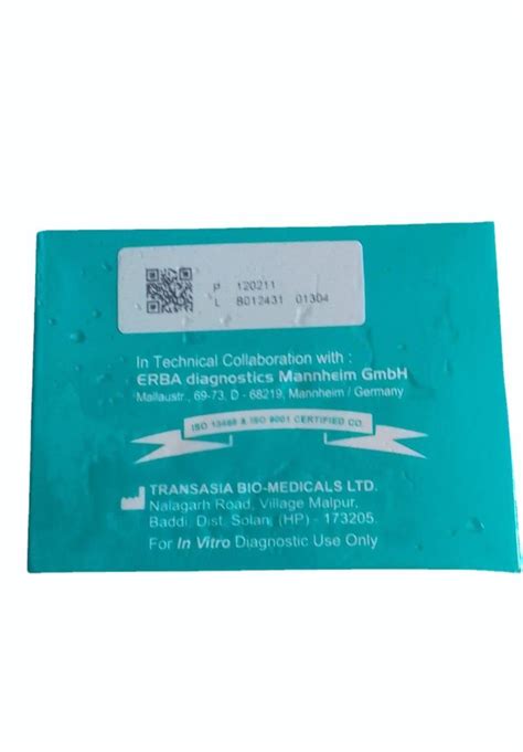 Glucose Test Kit Erba - Medical Help Desk