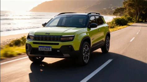 Novo Jeep Avenger chega ao Brasil em 2026 para ampliar linha nacional com produção em Porto Real ...