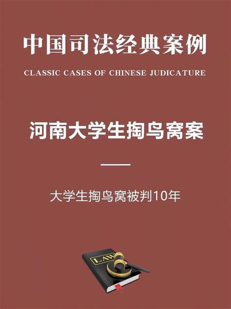 中国司法经典案例：河南大学生掏鸟窝案，大学生掏鸟窝被判十年 - 知乎
