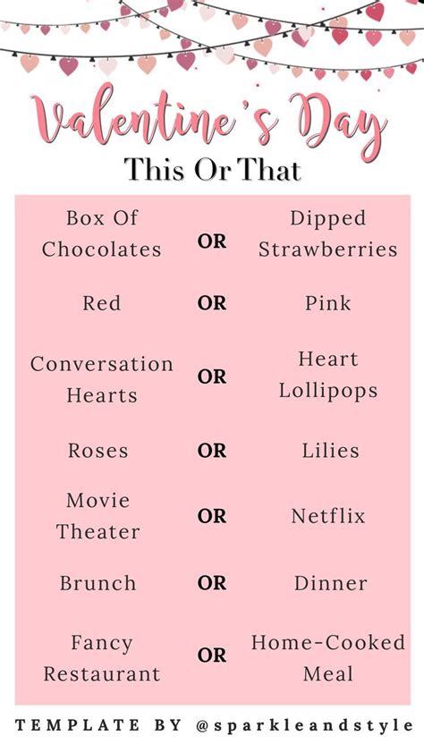 valentine's day instagram story template