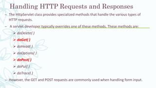 Image result for Java Servlet Handle HTTP Request