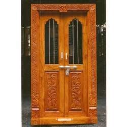Wooden Door With Window Frames buy in Chennai