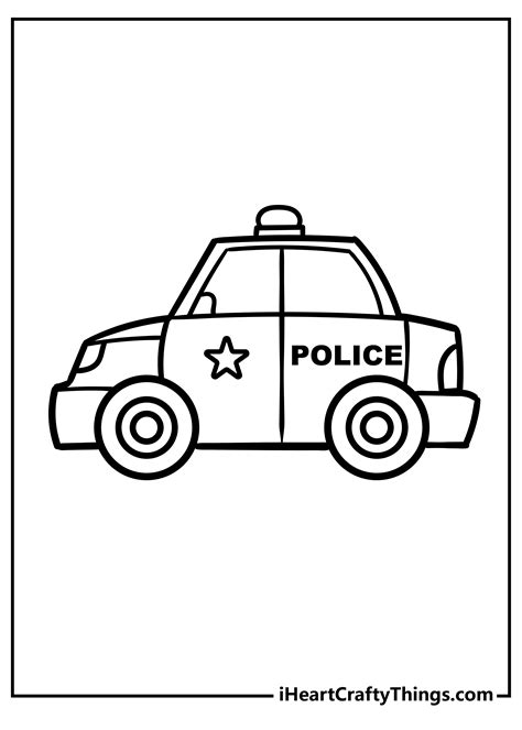 Police Coloring Page