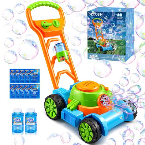 "SYNCFUN Bubble Blower Lawn Mower for Toddlers, 6000+ Bubbles per Min ...