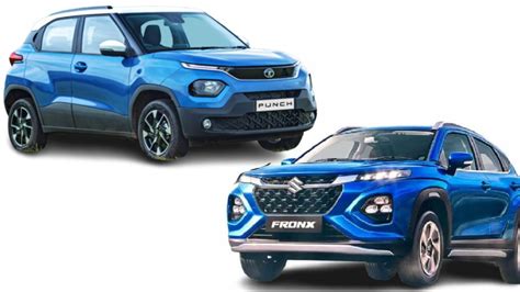 Maruti Fronx vs Tata Punch Specs, Price, Mileage Comparison » Car Blog ...