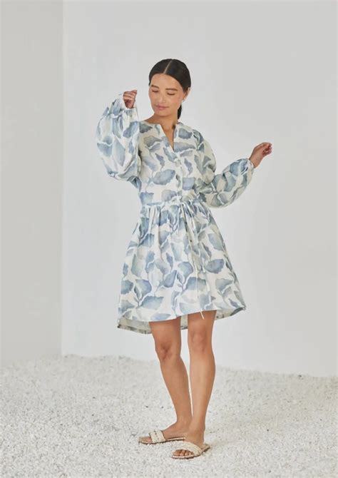 Peony Cascade Blue Dress – SanctuaryLiving