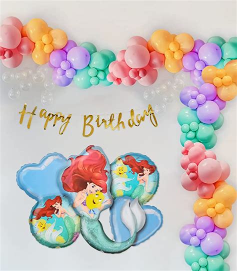 Special You Mermaid Theme Birthday Decoration Items kit for girls ...