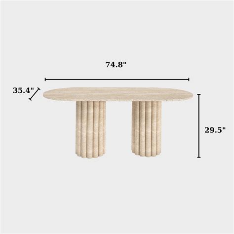Shop Travertine Dining Tables for Timeless Interiors