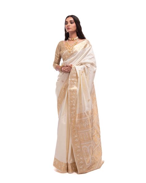 Swarnachari Handwoven saree – AMOUNEE - Handloom & Handicraft