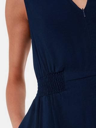 Whistles Remmie Wide Leg Jumpsuit, Navy