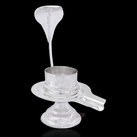 Pure Silver Yoni Base with Snake for Shiv Lingam buy online