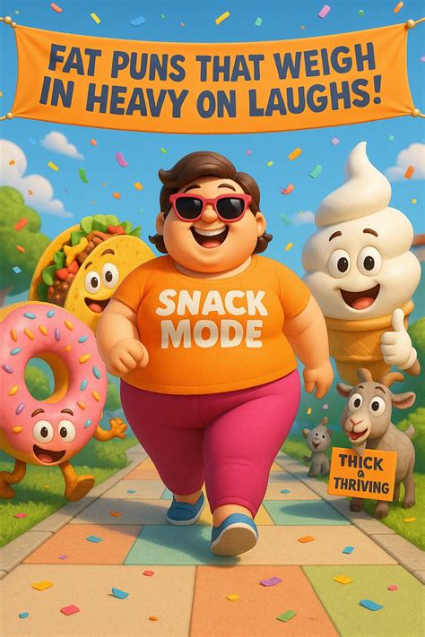 200+🍔 Best Fat Jokes & Fat Puns – Funny, Short & Body-Positive