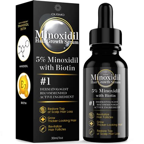 OLISMO 5% Minoxidil Hair Growth Serum for Men and Women, India | Ubuy