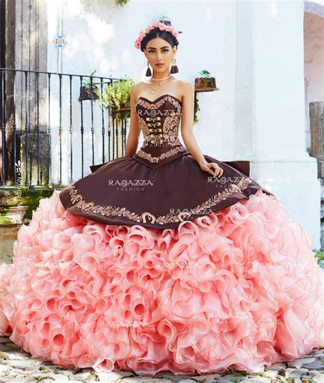 Ruffled Charro Quinceanera Dress by Ragazza Fashion Style M14-114 ...