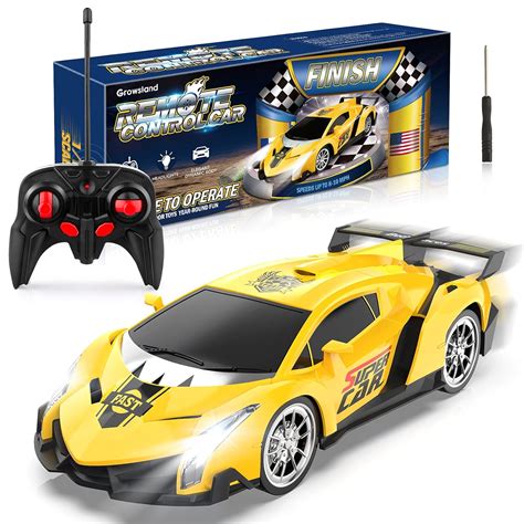 Growsland Remote Control Car, RC Cars Xmas Gifts for Kids 1/24 Electric ...