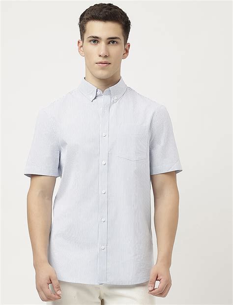 Buy Pure Cotton Striped Shirt at Marks & Spencer