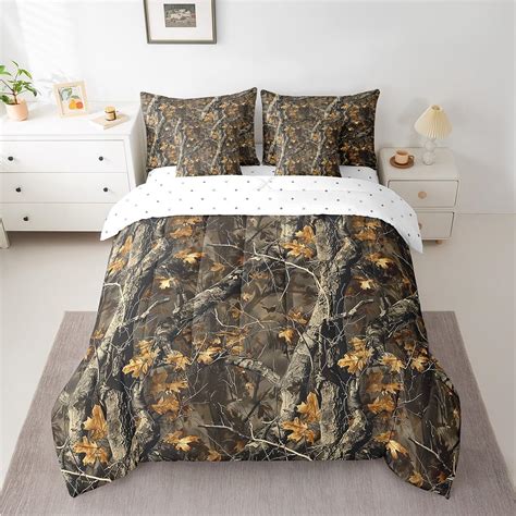 Amazon.com: Feelyou Camo Comforter Set Queen Size 7 Pieces Comforters ...
