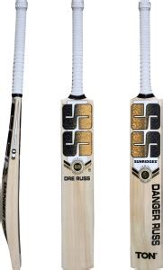 SS Andre Russell Players Kashmir Willow Cricket Bat For 15+ Yrs - Buy ...