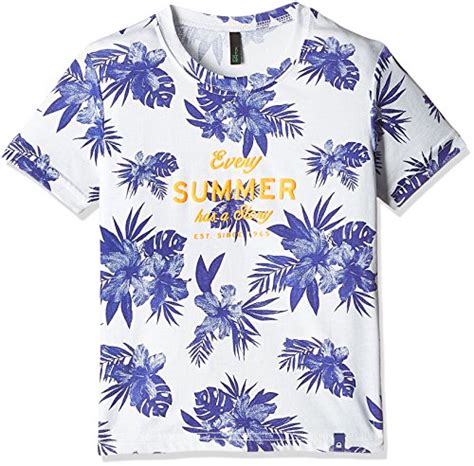 Buy United Colors of Benetton Boys' T-Shirt (16P3096C0053I902_White and ...