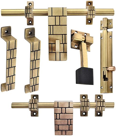 A to Z 5 mm Main Door Antique Finish Aldrop Set 10" (Standard Size ...
