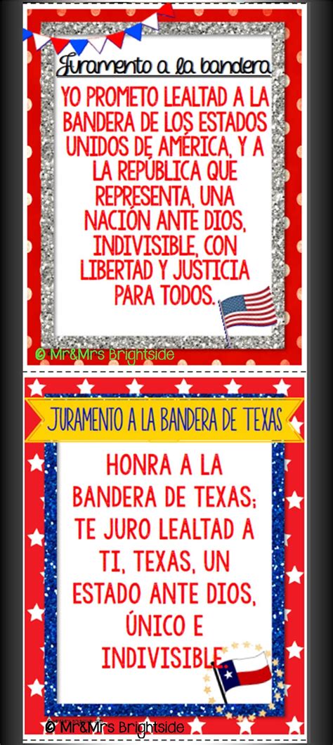 Us Pledge Of Allegiance In Spanish Pledge of Allegiance in Spanish ...