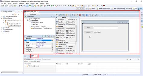 Image result for Java WindowBuilder Tutorial