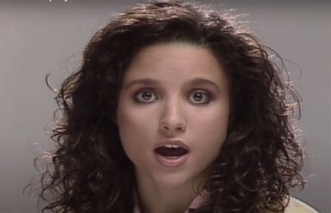 Showbiz Imagery and Forgotten History, 1984. Julia Louis-Dreyfus.