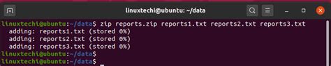Image result for Zip File Syntaxin Linux