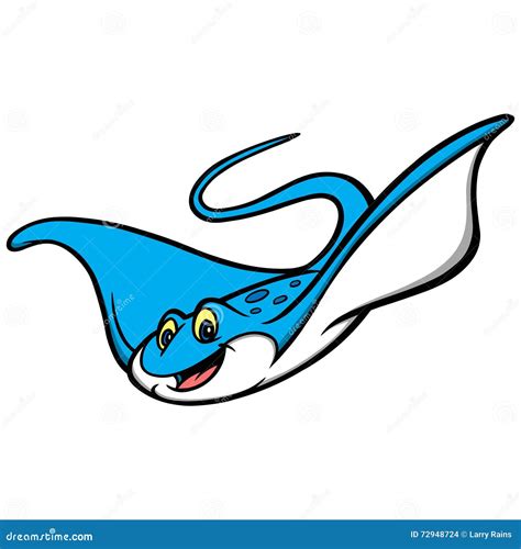 Cute Stingray Clip Art