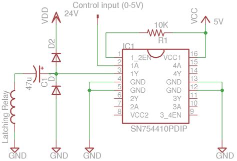 Latching Relay Diagram 的图像结果