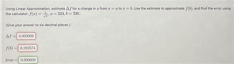 Image result for Using Linear Approximation to Estimate
