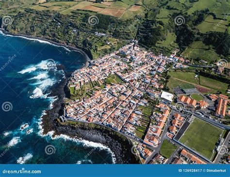 Bird`s Eye View of the San Miguel Island Coasts Maia, Grande Ribeira ...