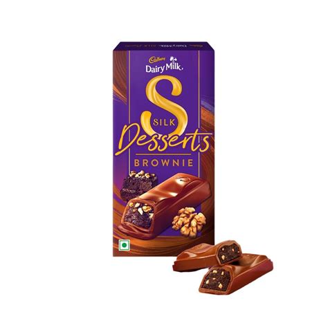 Cadbury Dairy Milk Silk Desserts Brownie Flavoured Chocolate Bar : 70 ...