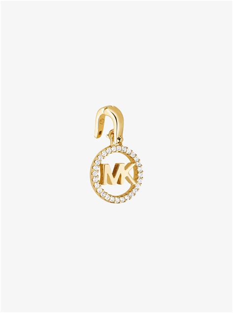 MICHAEL KORS 中国官方在线精品店 - 品牌 Logo 圆形项链吊坠