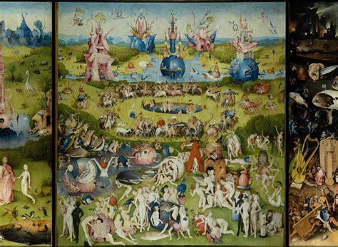 Download wallpaper picture, triptych, Hieronymus Bosch, The Garden Of ...