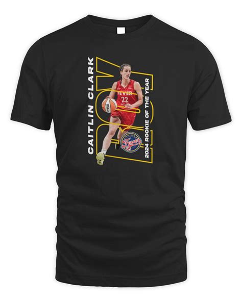 Indiana Fever Merch 2024 WNBA Rookie of the Year Caitlin Clark Shirt