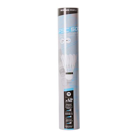 Buy Hybrid Feather Shuttlecock FSC 500 Speed 77 x 12 Online | Decathlon