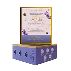 Buy Nyassa Luxurious French Lavender Handmade Natural Bathing Soap ...