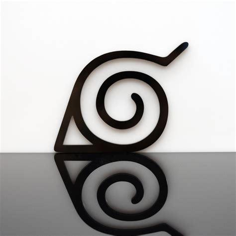 Hidden Leaf Village Emblem Naruto Leaf Village Symbol Cardholder