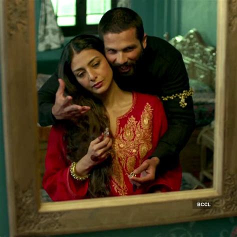 Tabu and Shahid Kapoor in a still from the Bollywood film Haider.