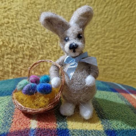 Needle Felt an Easter Bunny, Hood Lane Farm, Nuneaton, 8 March 2025 ...