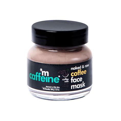 mCaffeine Coffee De Tan Face Pack Mask with Kaolin Clay, Multani Mitti ...
