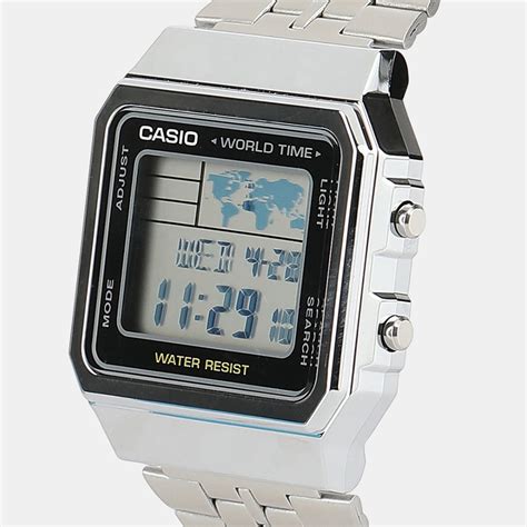 Casio Vintage Black Stainless Steel Watch D133 – Just In Time