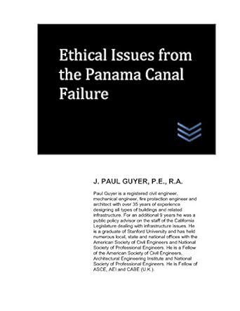 Buy Ethical Issues from the Panama Canal Failure Book Online at Low ...