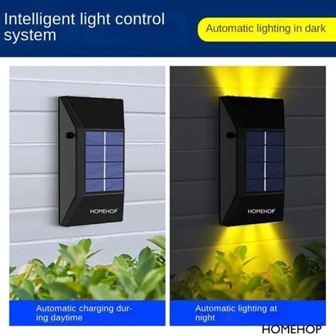 LED outdoor wall lights - solar garden wall lamp waterproof online ...
