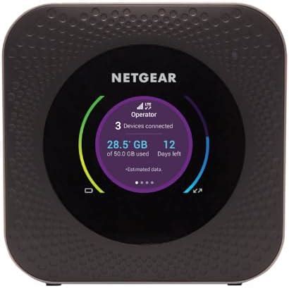 Netgear Nighthawk M1-MR1100 Mobile Hotspot Router (Black) - Wi-Fi, USB ...