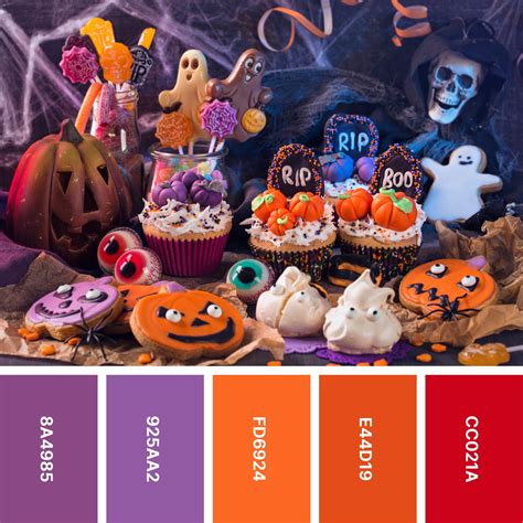 32 Halloween Color Palettes for Spooky Designs | Color Meanings