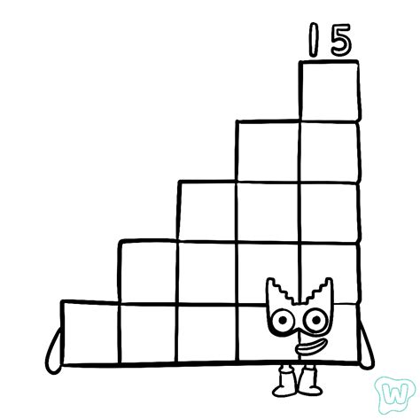 43 Numberblocks Coloring Pages - Free Pages for Kids