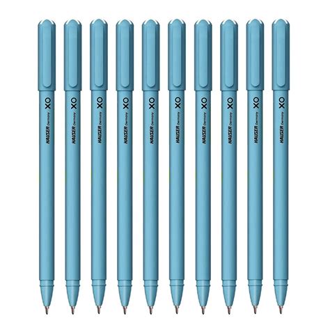 Hauser XO Ball Pen Box Pack | 0.6 mm Tip Size | Comfortable Grip With ...